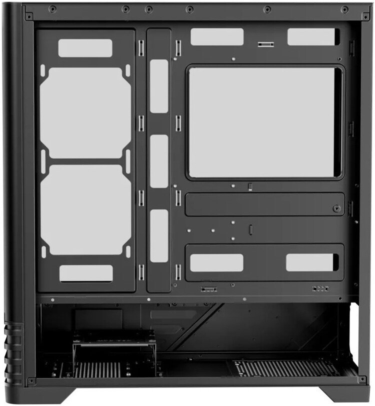 Корпус 1stPlayer MC8 MC8-BK-2FH7R-1FH7-HUB3 (черный)