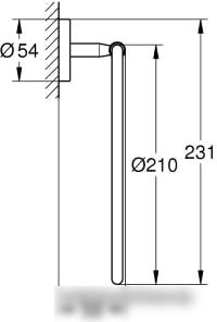 Кольцо для полотенца Grohe Grohe 40460001