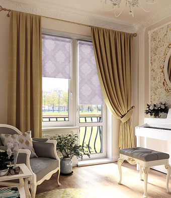 Рулонные шторы Legrand Шарм 52x175 (лиловый)