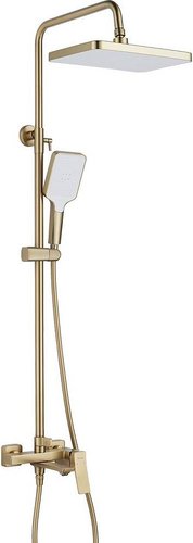 Душевая система Shevanik S4436G (золотой сатин)
