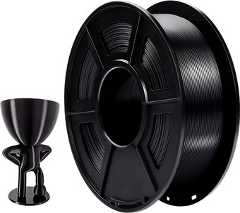 Пластик NV Print NV-3D-SILK-PLA-P-BLACK (1.75мм, 1кг, черный)
