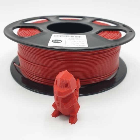 Пластик Mitek PETG (1.75мм, 1кг, красный прозрачный)