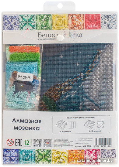 Алмазная мозаика Белоснежка Снежная зима 482-ST-PS