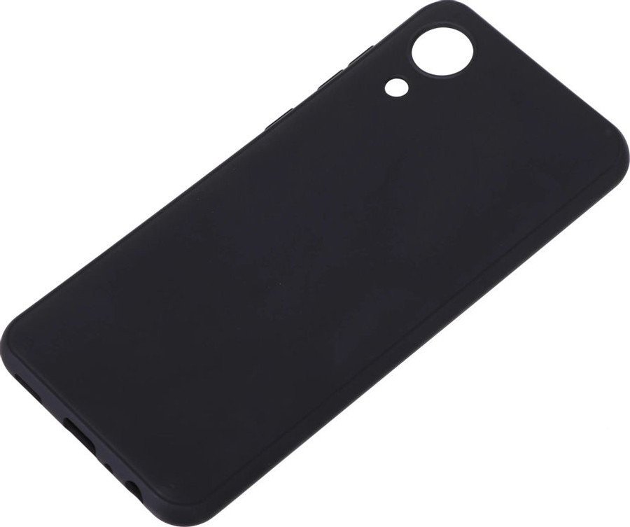Чехол для телефона BoraSCO Silicone Case для Samsung Galaxy A03 Core 40944 (черный матовый)
