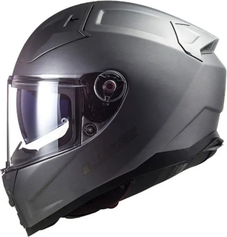 Мотошлем LS2 FF811 Vector II Solid (2XL, матовый титан)