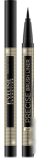 Подводка-фломастер Eveline Cosmetics Precise Brush Liner ультрастойкая черный