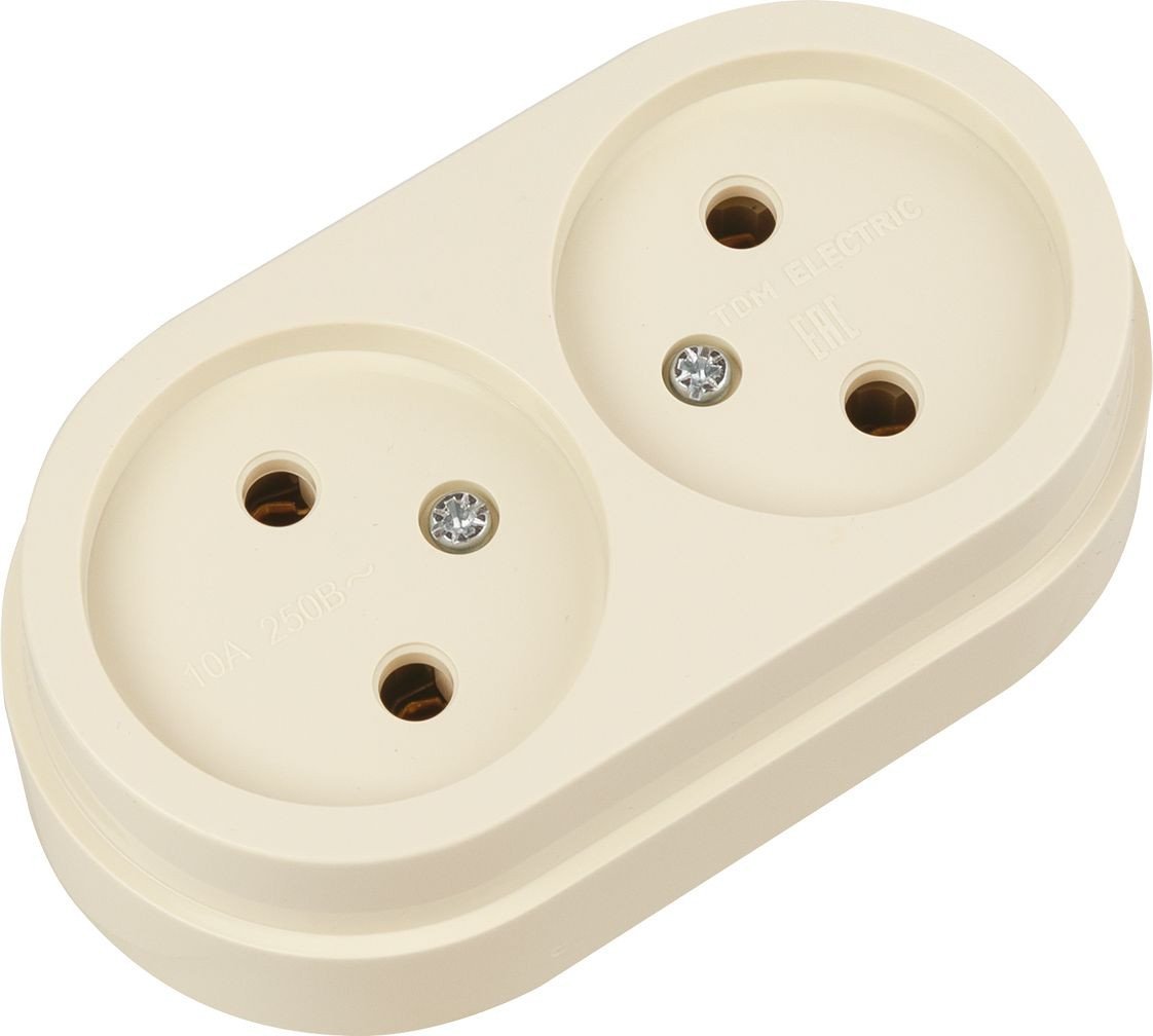 Розетка TDM Electric Ретро SQ1806-0530 (слоновая кость)