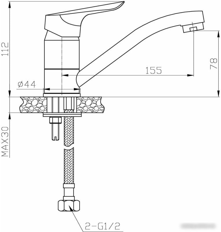 Смеситель Esko Cairo CI 15