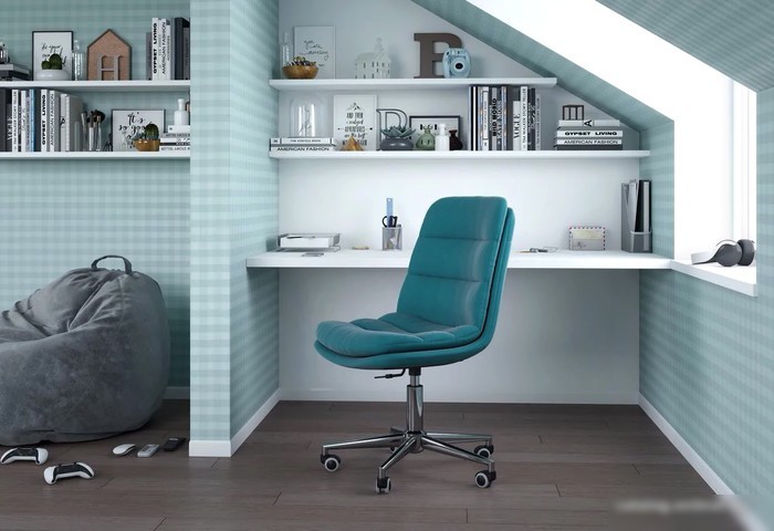 Офисный стул CHAIRMAN Home 115 (бирюзовый)