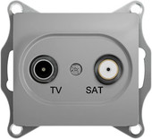 Розетка телевизионная Schneider Electric Glossa GSL000397 (алюминий)