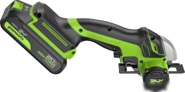 Угловая шлифмашина Greenworks GD24UCS 3402007CUA (с 1-им АКБ)