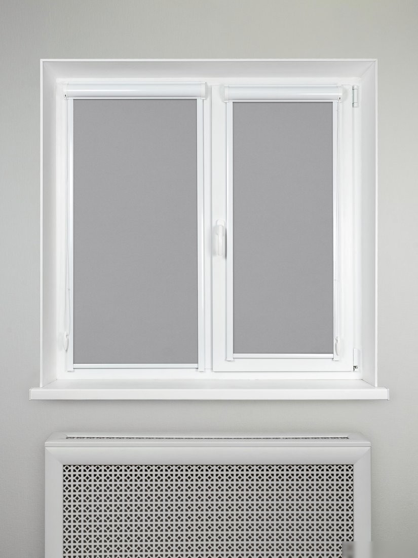 Рулонные шторы Sundays Home UNI-2 LM 68-07 38x160 (светло-серый, левая)