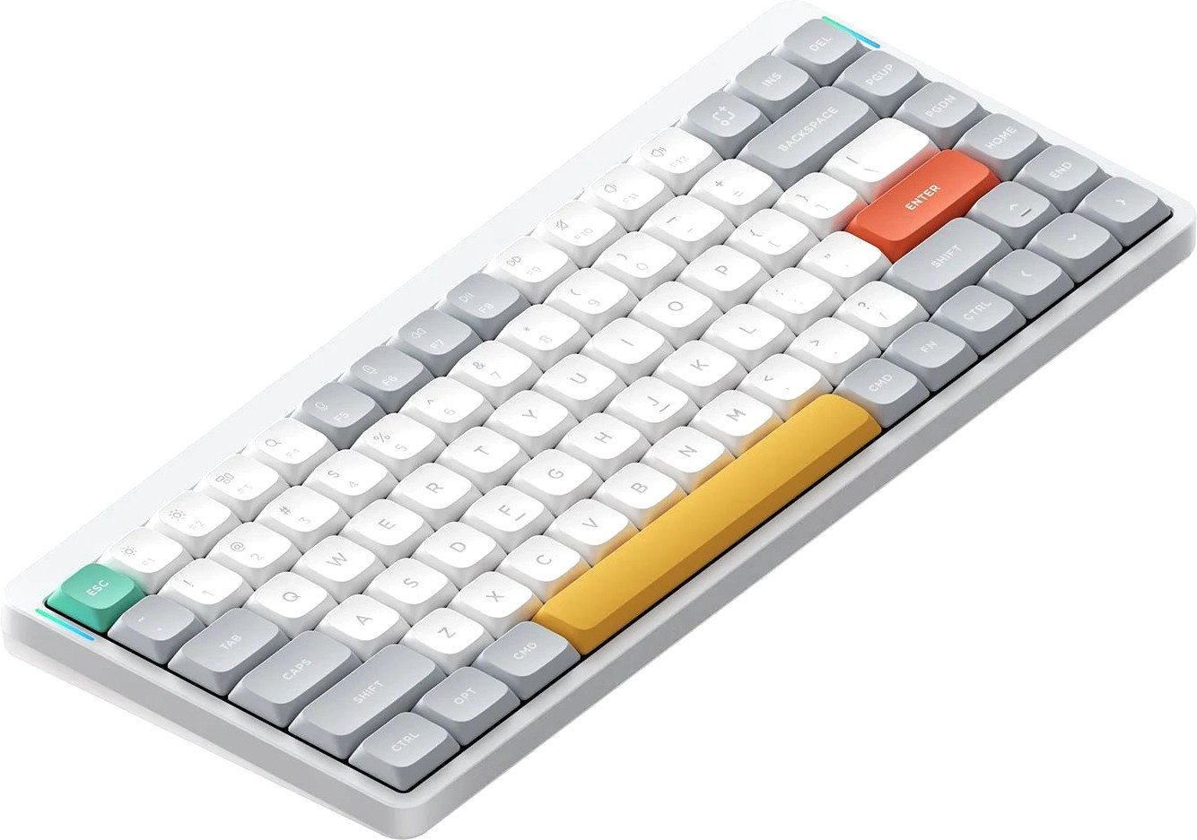Клавиатура NuPhy Air75 V2 Ionic White (NuPhy Low Profile Cowberry, нет кириллицы)