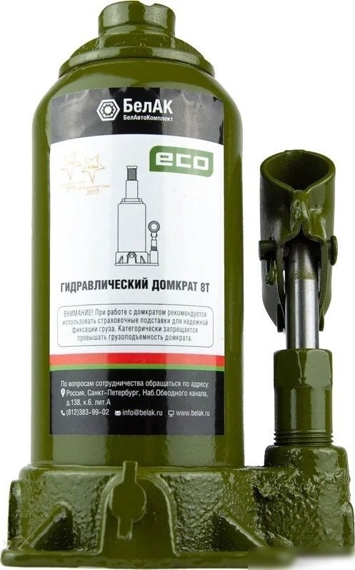 Бутылочный домкрат БелАК Эко БАК.70016 8т