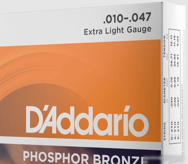 Струны для гитары D'Addario EJ15