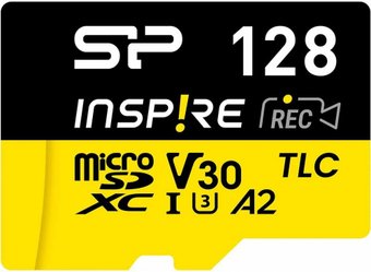 Карта памяти Silicon-Power Inspire microSDXC SP128GBSTXLA2V1N 128GB