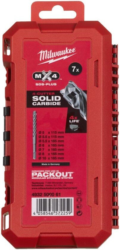 Набор буров Milwaukee 4932500061 (7 шт)