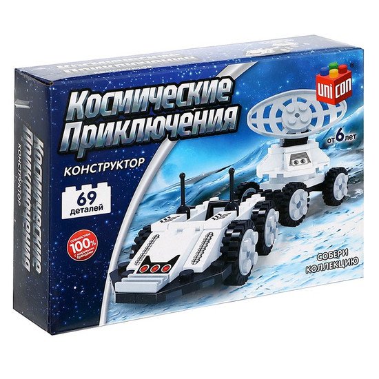 Конструктор Unicon Космос. Луноход 5164184