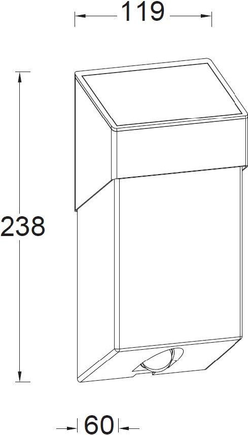 Фасадный светильник Oasis Light ST9079 SS