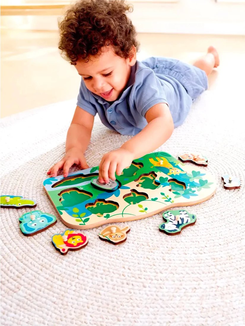 Сортер Hape Дикие животные E1459_HP