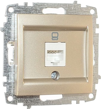 Розетка компьютерная Elbi Zena-Vega 609-011400-247 (титан)