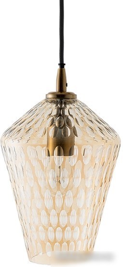 Подвесная люстра Bergenson Bjorn Mystic Aura BB0000548 (янтарно-золотой)