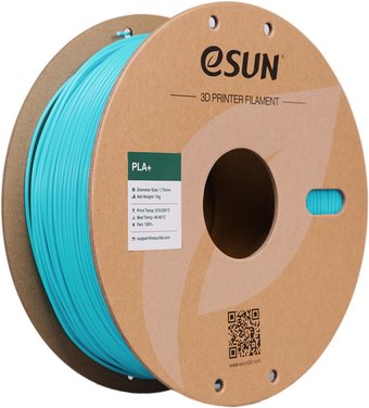Филамент eSUN PLA+ PLA+175Q-U3B1 (1.75 мм, 3 кг, светло-синий)