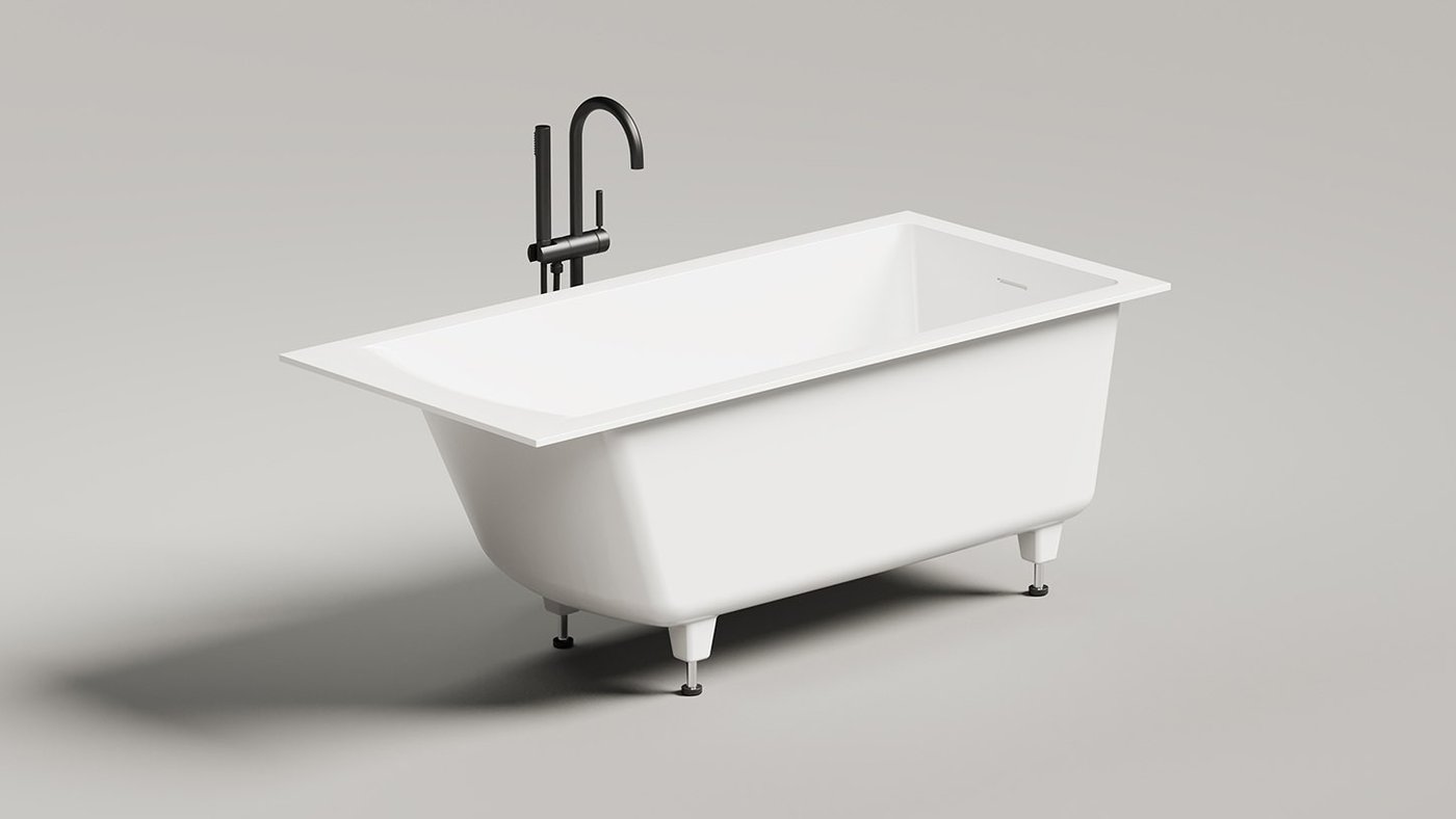 Ванна Salini Cascata Kit 150x70 105022M (S-Sense, матовый)