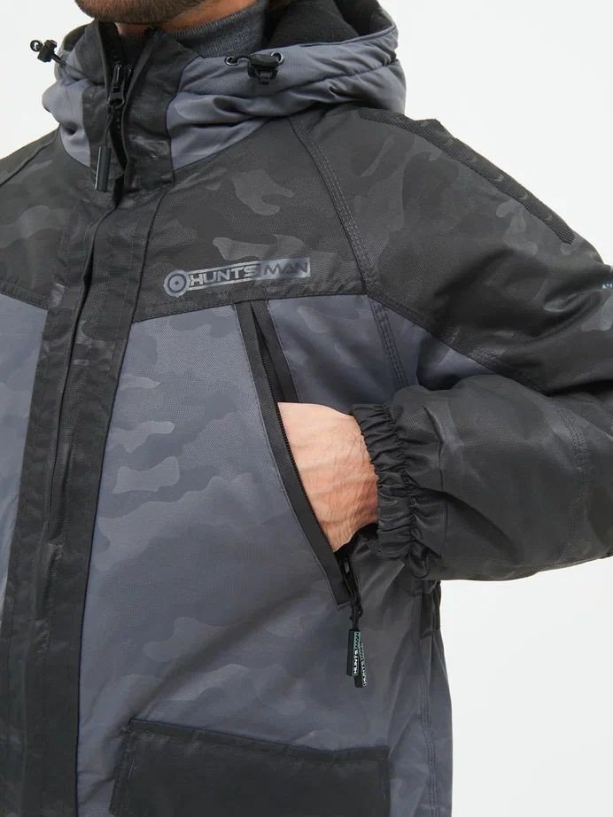 Костюм Huntsman Горка Люкс -15°C Серый Breathable (р.44-46/170-176)