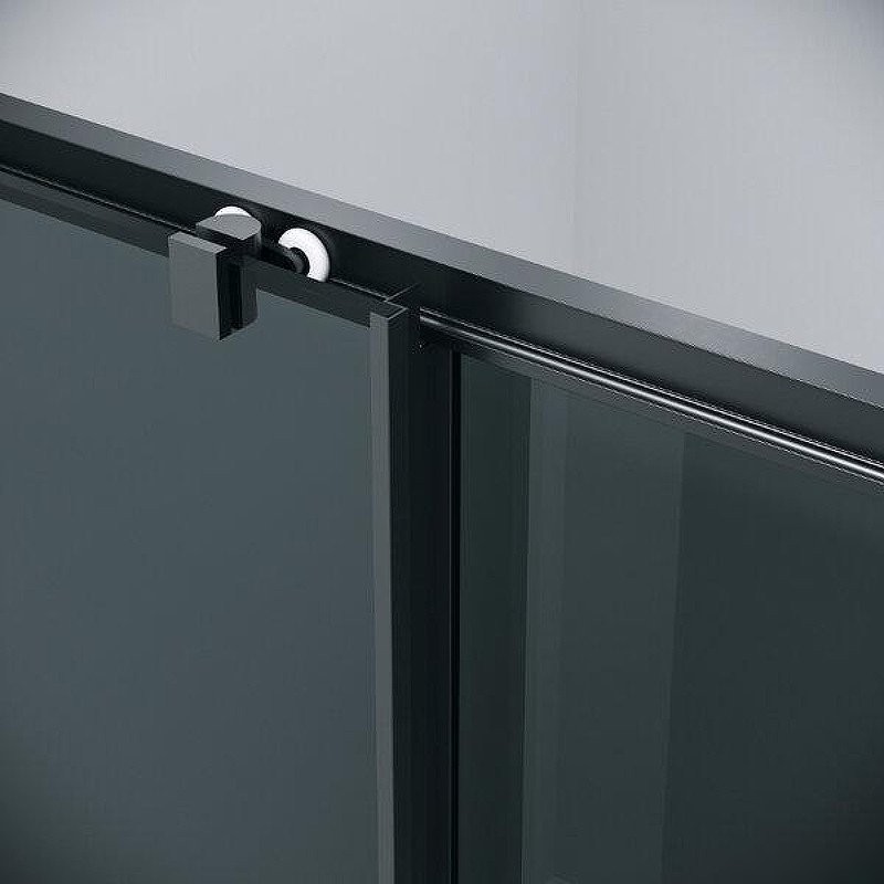 Душевой уголок Grossman Cosmo 130х100х195 120.K33.02.1310.21.10 (черный матовый/стекло тонированное)
