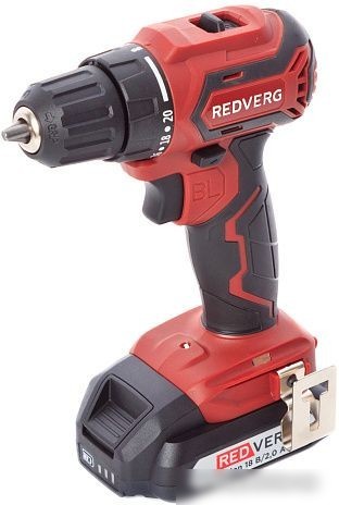 Дрель-шуруповерт RedVerg Power Сompact RD-S18MBL/U (с 2-мя АКБ, кейс)