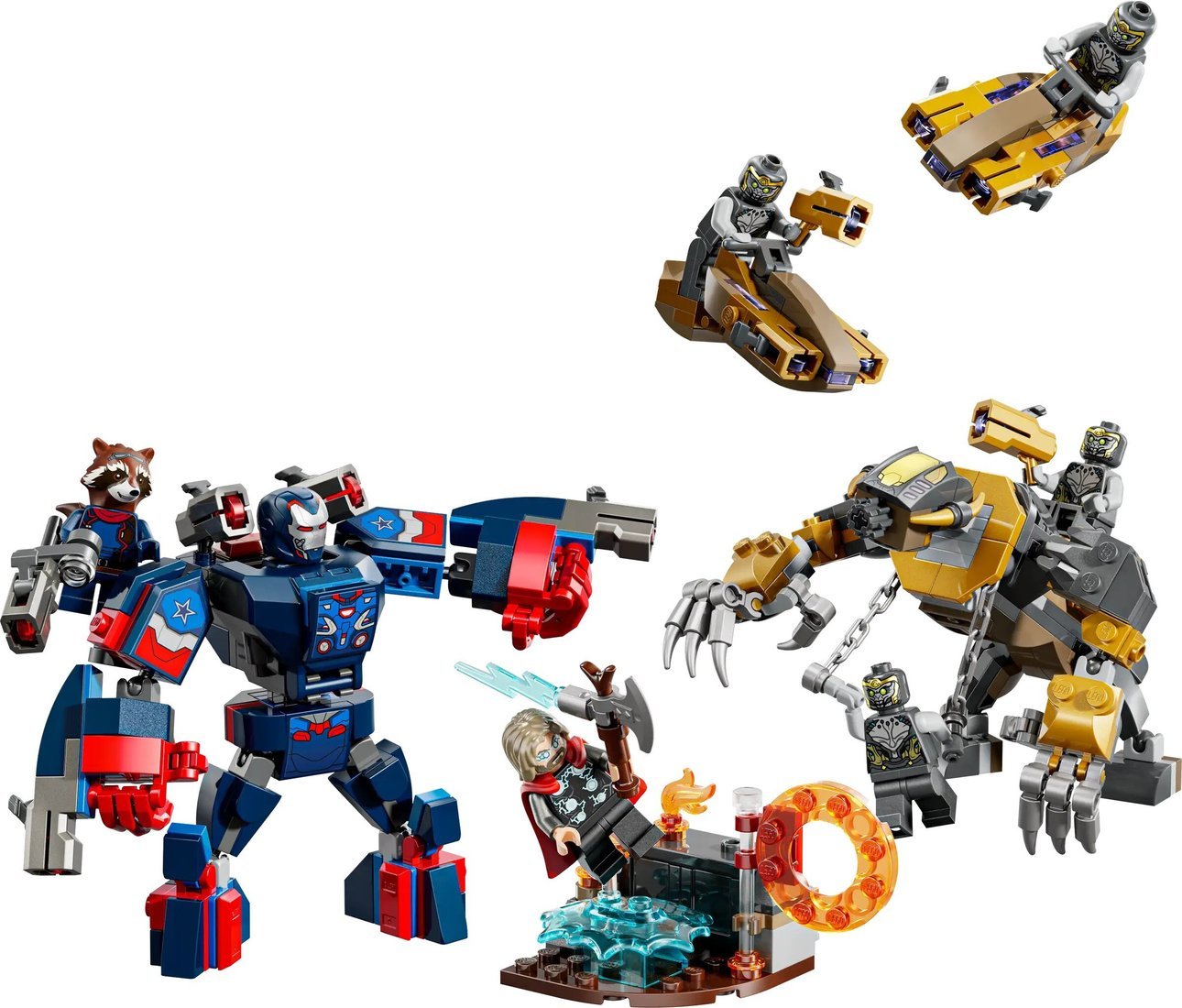 Конструктор LEGO Marvel 76322 Мстители: Финал Тор против Читаури
