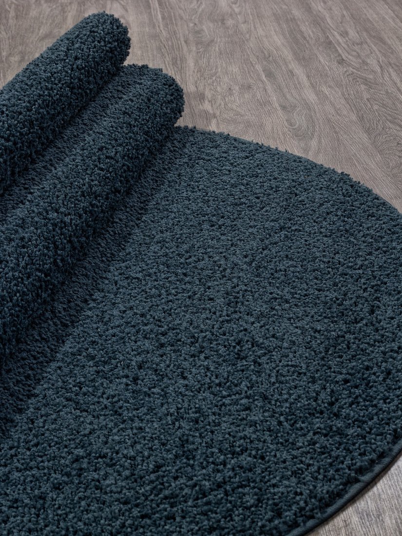 Ковер для жилой комнаты Merinos Lana T600-OVAL-BLUE (1.5x2.3)