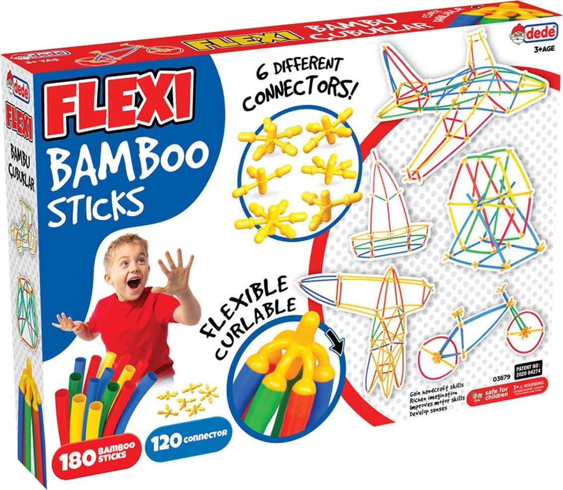 Конструктор Dede Bamboo-стики. Техника 03679