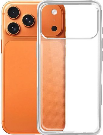 Чехол для телефона BoraSCO Silicone Case для Apple iPhone 17 Pro 75704 (прозрачный)