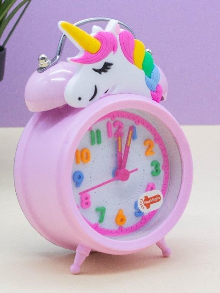 Настольные часы ILikeGift Cute unicorn 2110F-01 (розовый)