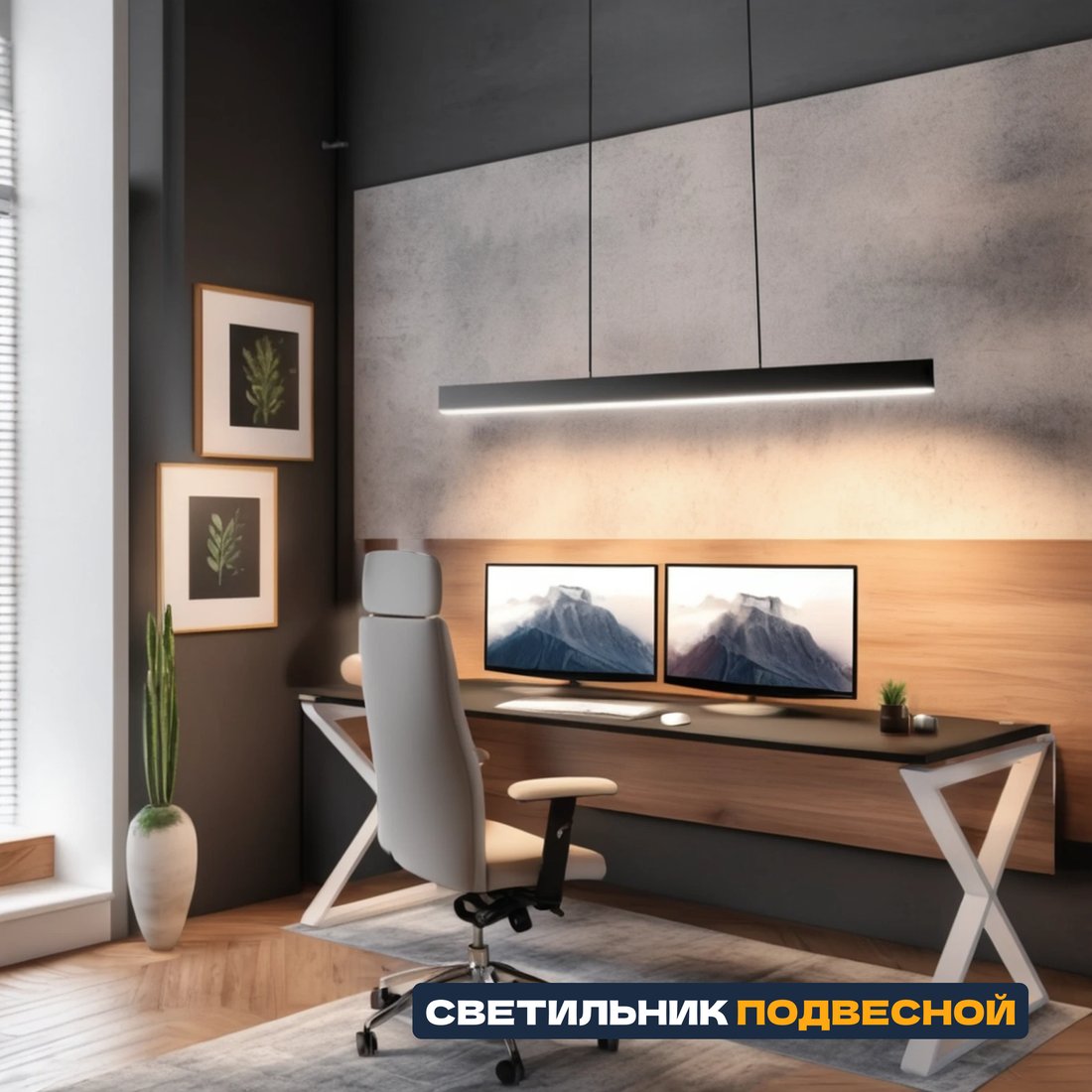 Линейный светильник Lightera PL-Liner-5070-740-B4A PLL7A3B4A (черный)