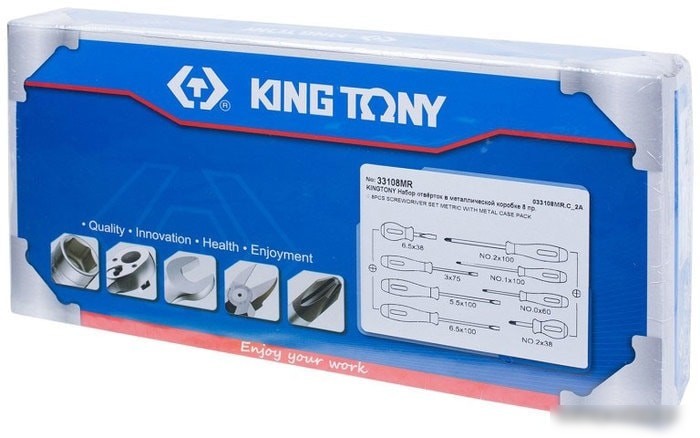 Набор отверток King Tony 33108MR (8 предметов)