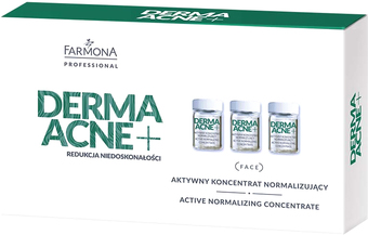 Farmona Ампулы для лица Dermaacne+ активный концентрат для нормализации кожи (5x5 мл)