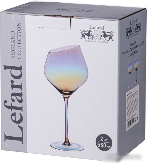 Набор бокалов для вина Lefard Daisy Rainbow 887-411 (2 шт)