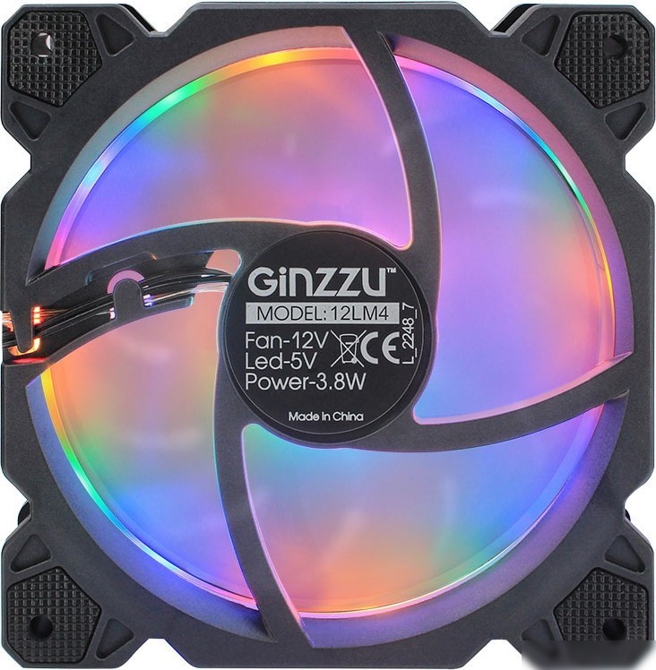 Вентилятор для корпуса Ginzzu 12LM4