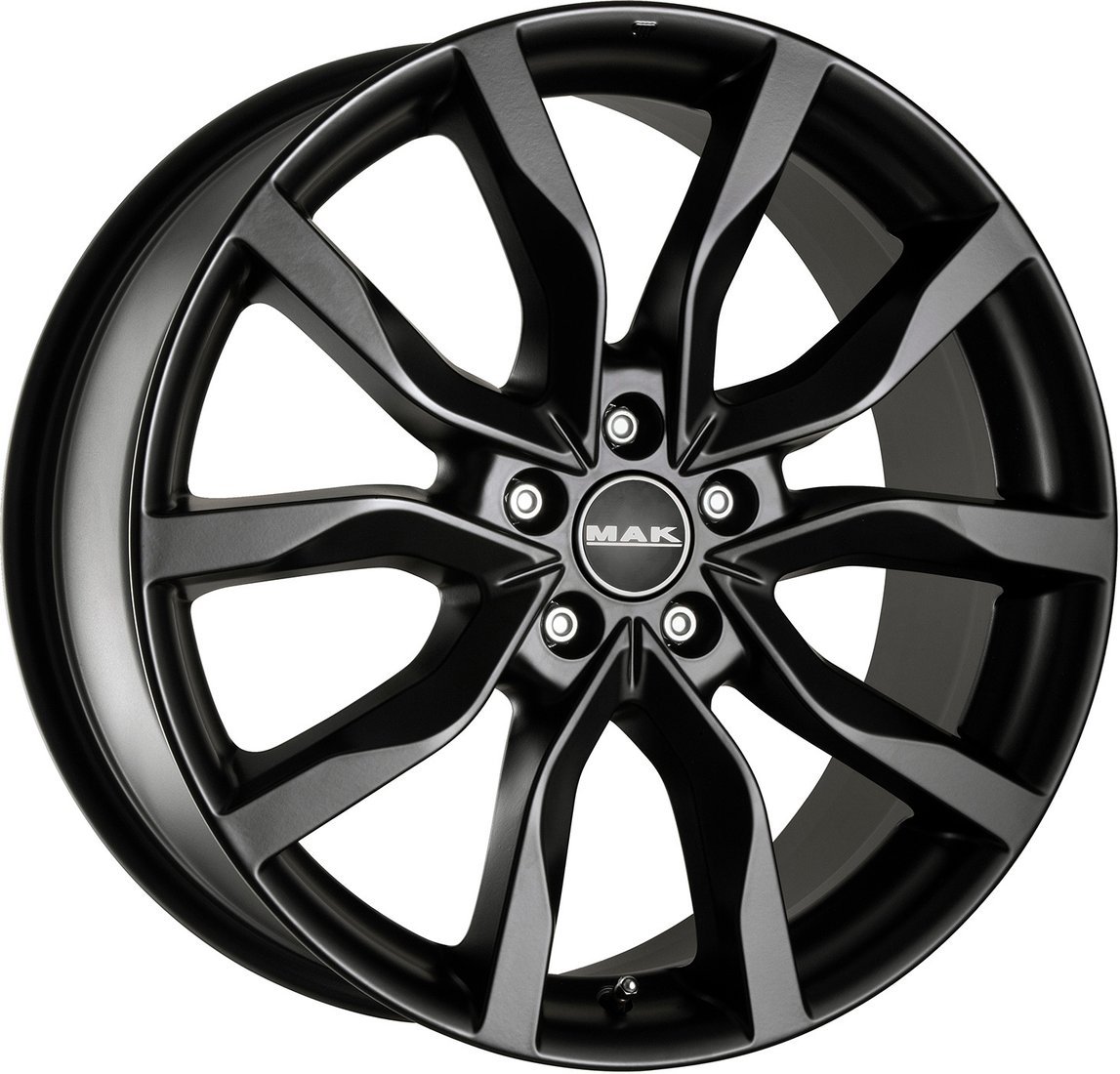 Литые диски MAK Highlands 19x8" 5x108мм DIA 63.4мм ET 45мм Matt Black