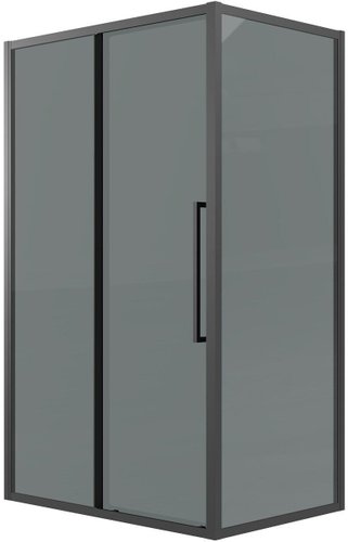 Душевой уголок Grossman Cosmo 130x90x195 120.K33.02.1390.21.10 (черный матовый/тонированное стекло)