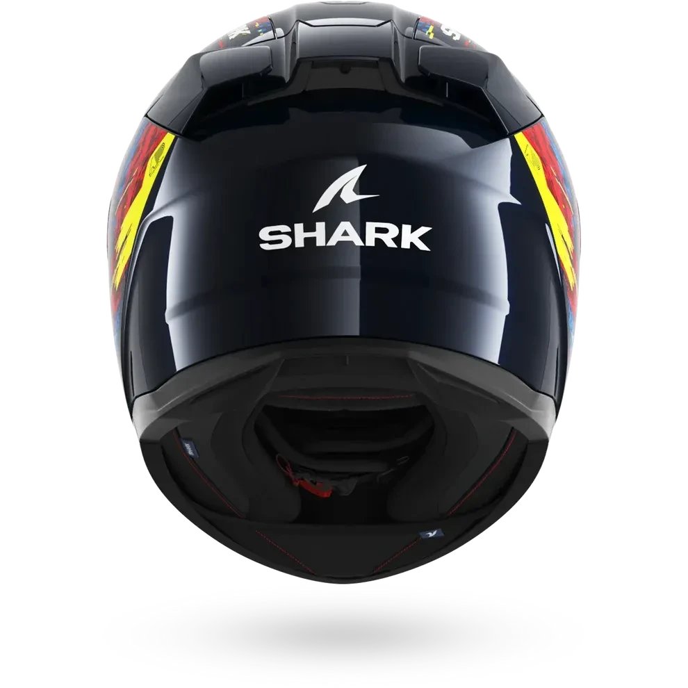 Мотошлем Shark Helmets D-Skwal 3 Speed-Vib HE0908E-BRB-S (S, синий/красный/синий)