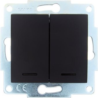 Выключатель Lezard Asti 7081-4288-112 (черный бархат)