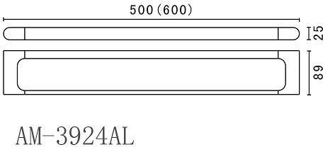 Держатель для полотенца Art&Max Platino AM-E-3924AL