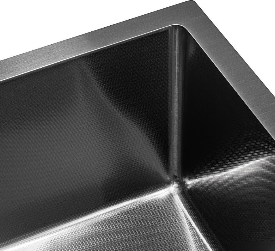 Кухонная мойка ARFEKA ECO AR 700*500 BLACK PVD NANO DECOR MILLET GRAINS