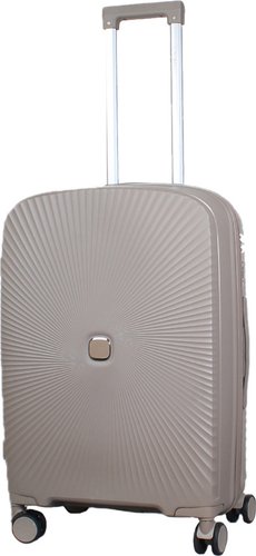 Чемодан-спиннер Eurobags PP-N81 (L, бежевый)
