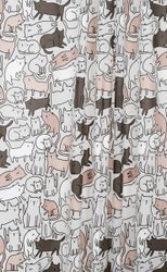 Шторка-занавеска для ванны Fora Peva Cats FOR-PV09