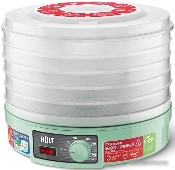 Сушилка для овощей и фруктов Holt HT-FD-002 (бирюзовый)
